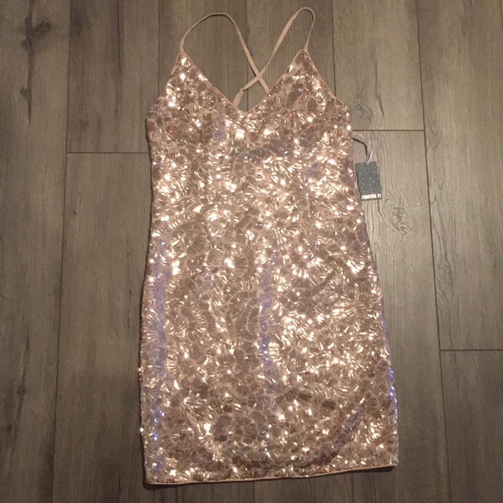 BNWT Rose Gold dress size M